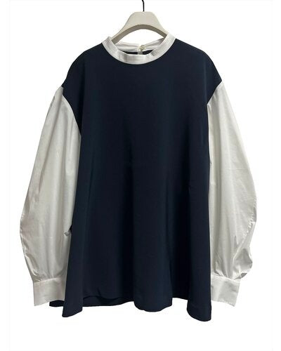 【CHIGNON 2026 PRE-SPRING】ボリューム袖ハイネックBL
