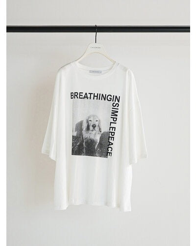 【CHIGNON 2026 SPRING】アニマルフォト"DOG"Tee