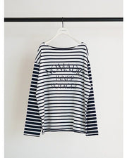 【CHIGNON 2026 SPRING】ボーダープリントロンTee