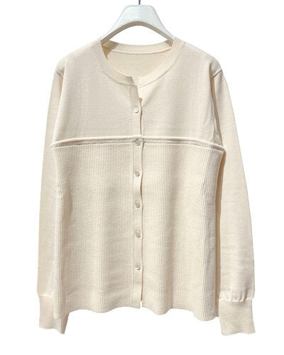 [CHIGNON 2026 早春系列] 胸衣的針織開襟衫