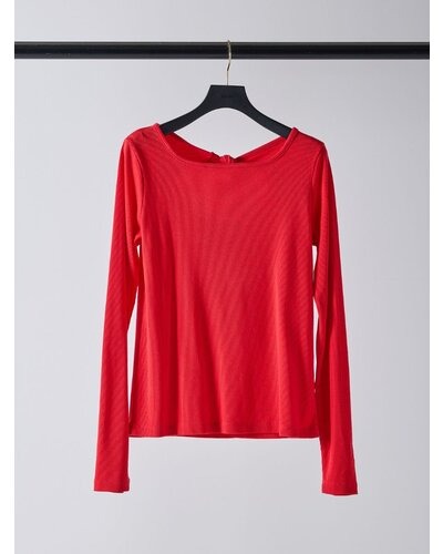 【Mewl 2026 SPRING】ラメリブバックリボンTOPS