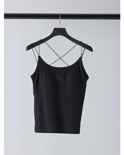 【Mewl 2026 SPRING】ラメリブカップ付きキャミ