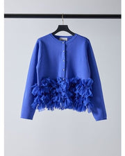 【Mewl 2026 SPRING】リボンフリンジカーデ