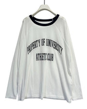 【CHIGNON】ラグランロゴシアーロンT