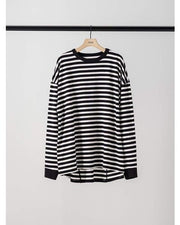 【YENN 26-27 WINTER/PRE-SPRING】STRIPE FORM LONG T - 10月中旬頃発送