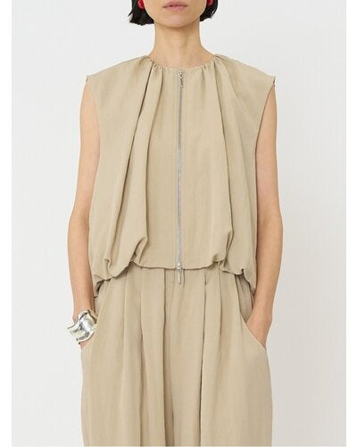 【CHIGNON 2026 SPRING】ダブルジップバルーンジレ