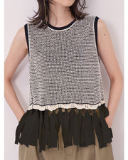 【CHIGNON 2026 SS COLLECTION】フリンジJQニット