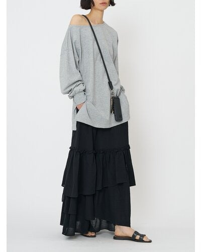 【CHIGNON 2026 SPRING】度詰天竺ボートネックロンT