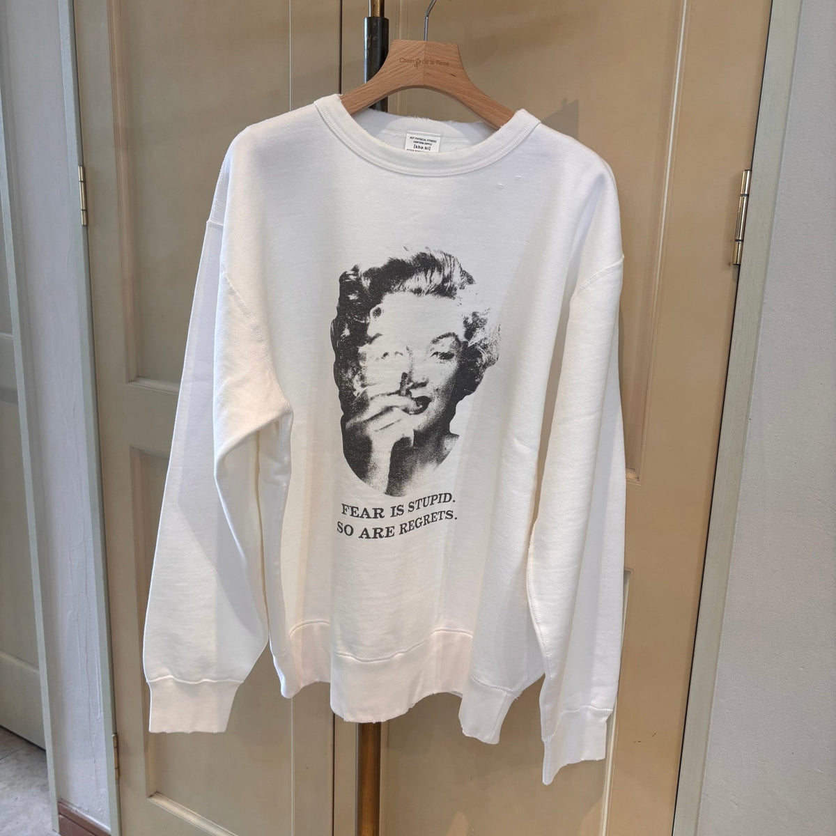 【KHA:KI】DAMAGE SWEAT SHIRT -My MUSE - Champdelarose