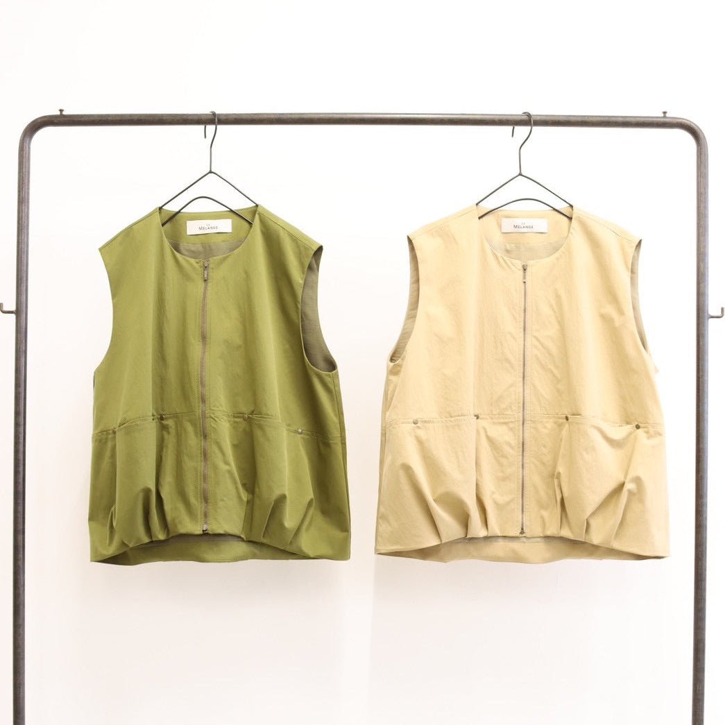 【LE MELANGE 2026 Autumn】裾バルーンベスト - Champdelarose