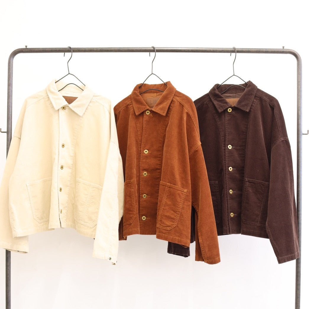 【LE MELANGE 2026 Autumn】コットンコーデュロイカバーオール - Champdelarose