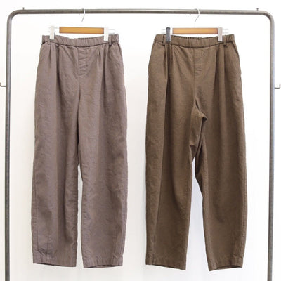 限定【LE MELANGE 2026 Autumn】綿麻シャンブレーワークパンツ - Champdelarose