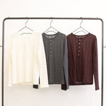 【LE MELANGE 2026 Autumn】ラッセルレースヘンリーネックプルオーバー - Champdelarose