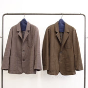 限定【LE MELANGE 2026 Autumn】綿麻シャンブレーテーラードジャケット - Champdelarose