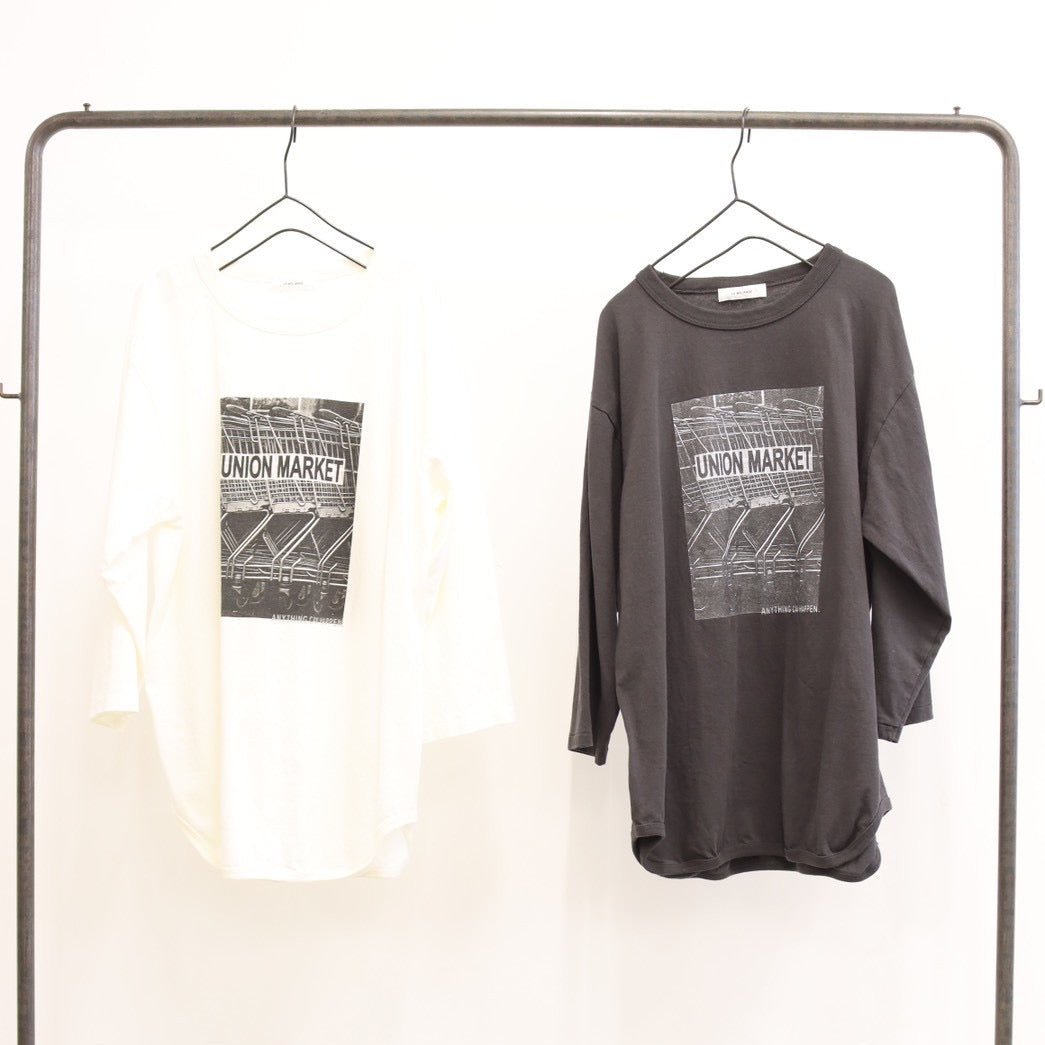 【LE MELANGE 2026 Autumn】ショッピングカートモノトーンプリントT - Champdelarose