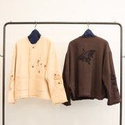 【LE MELANGE 2026 Autumn】コットンWカーゼ刺繍ジャケット - Champdelarose