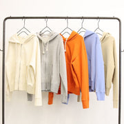 【LE MELANGE 2026 Autumn】コットン裏毛ZIPパーカー - Champdelarose