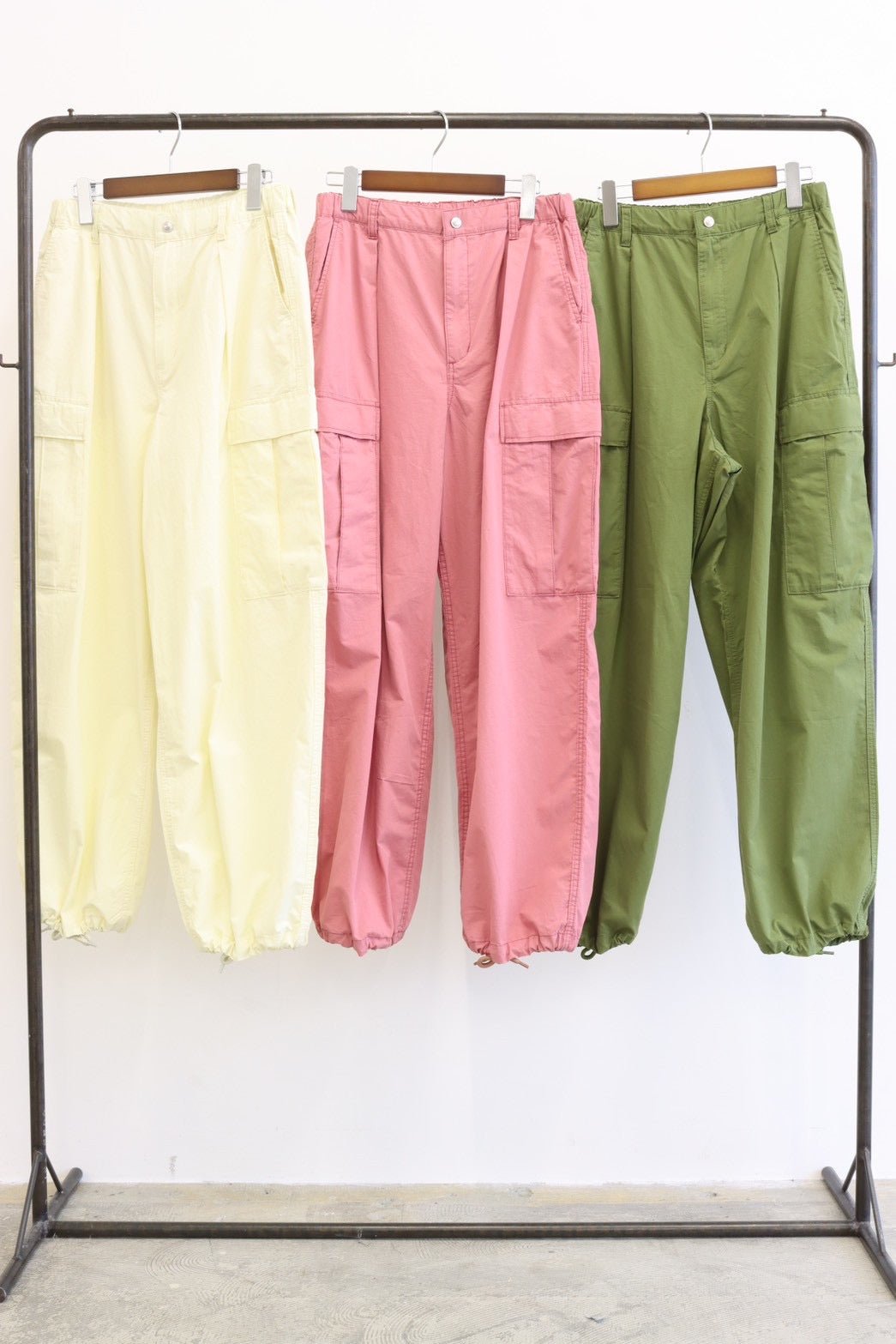 【LE MELANGE 2026 SUMMER】コットンカーゴパンツ - Champdelarose