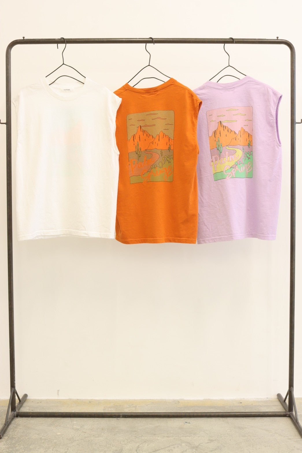 【LE MELANGE 2026 SUMMER】ウルトラコットンプリントノースリーブ - Champdelarose