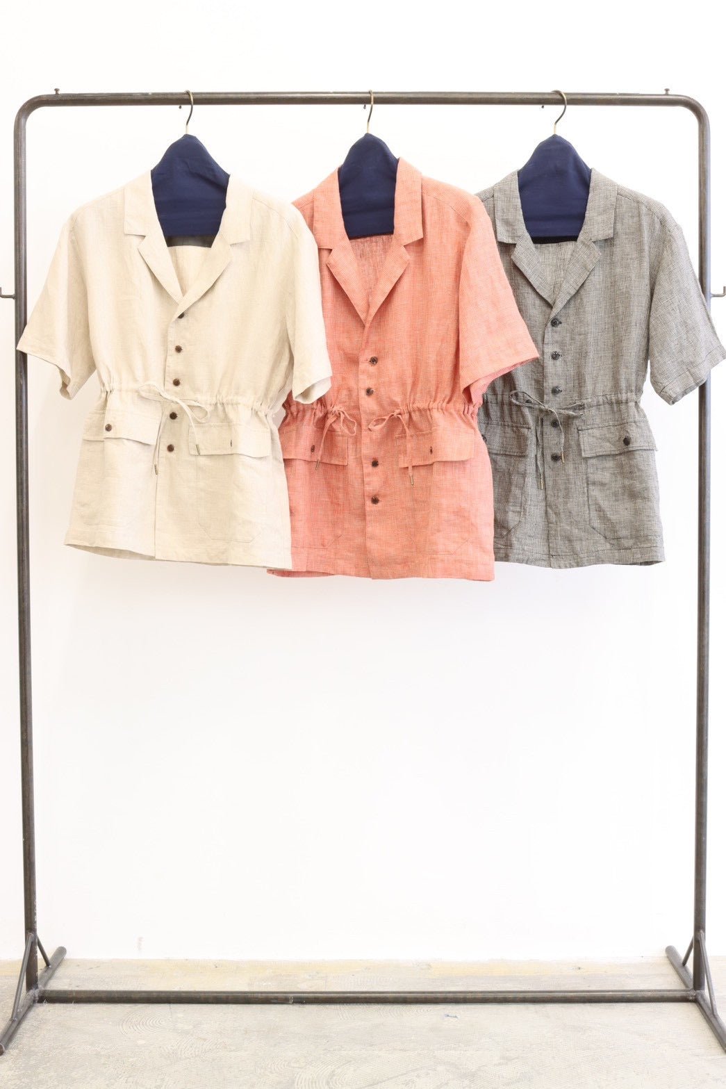 【LE MELANGE 2026 SUMMER】リネンポプリンシャツ - Champdelarose