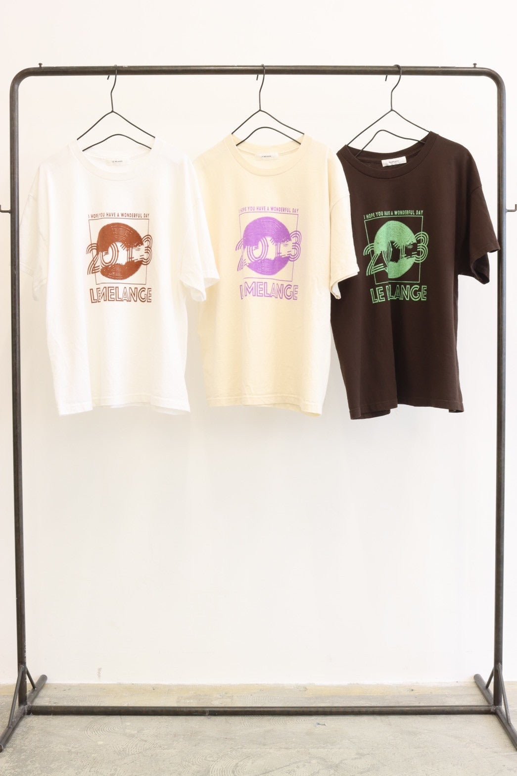 【LE MELANGE 2026 SUMMER】ウルトラコットンブランドロゴT - Champdelarose