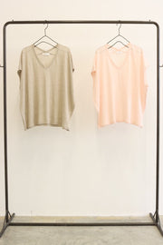 【LE MELANGE 2026 SUMMER】VネックフレンチスリーブPO - Champdelarose