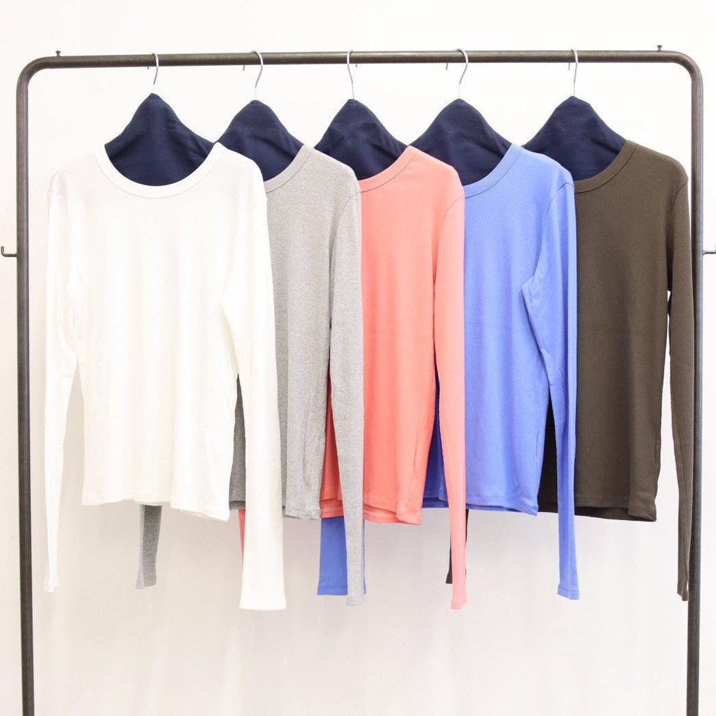 【LE MELANGE 2026 Winter】コットンテンセルリブプルオーバー - 10月中旬頃発送 - Champdelarose