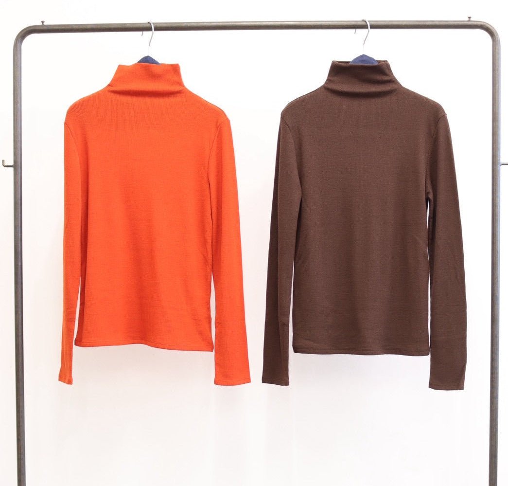 【LE MELANGE 2026 Winter】リブハイネックTee - 11月上旬頃発送 - Champdelarose