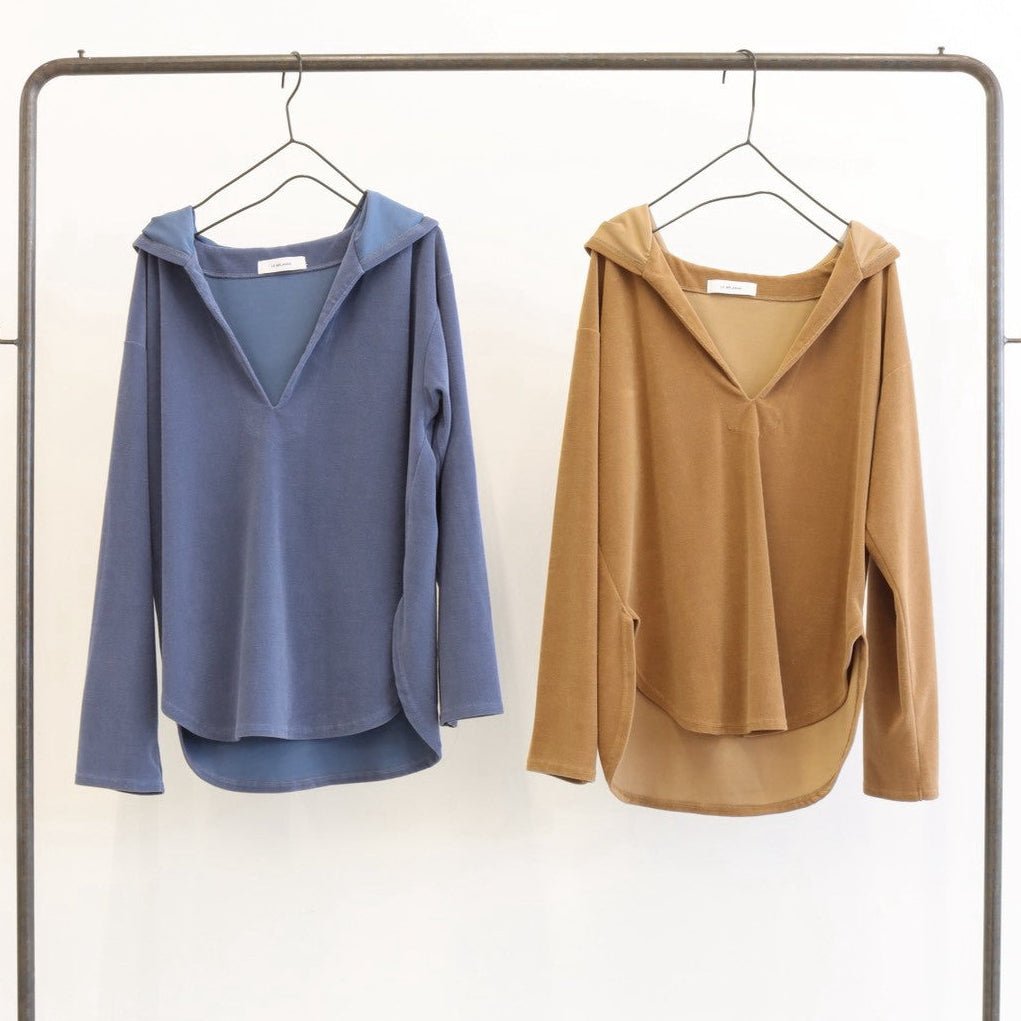 【LE MELANGE 2027 SPRING】マイクロパイルメキシカンパーカー - 2月下旬頃発送 - Champdelarose