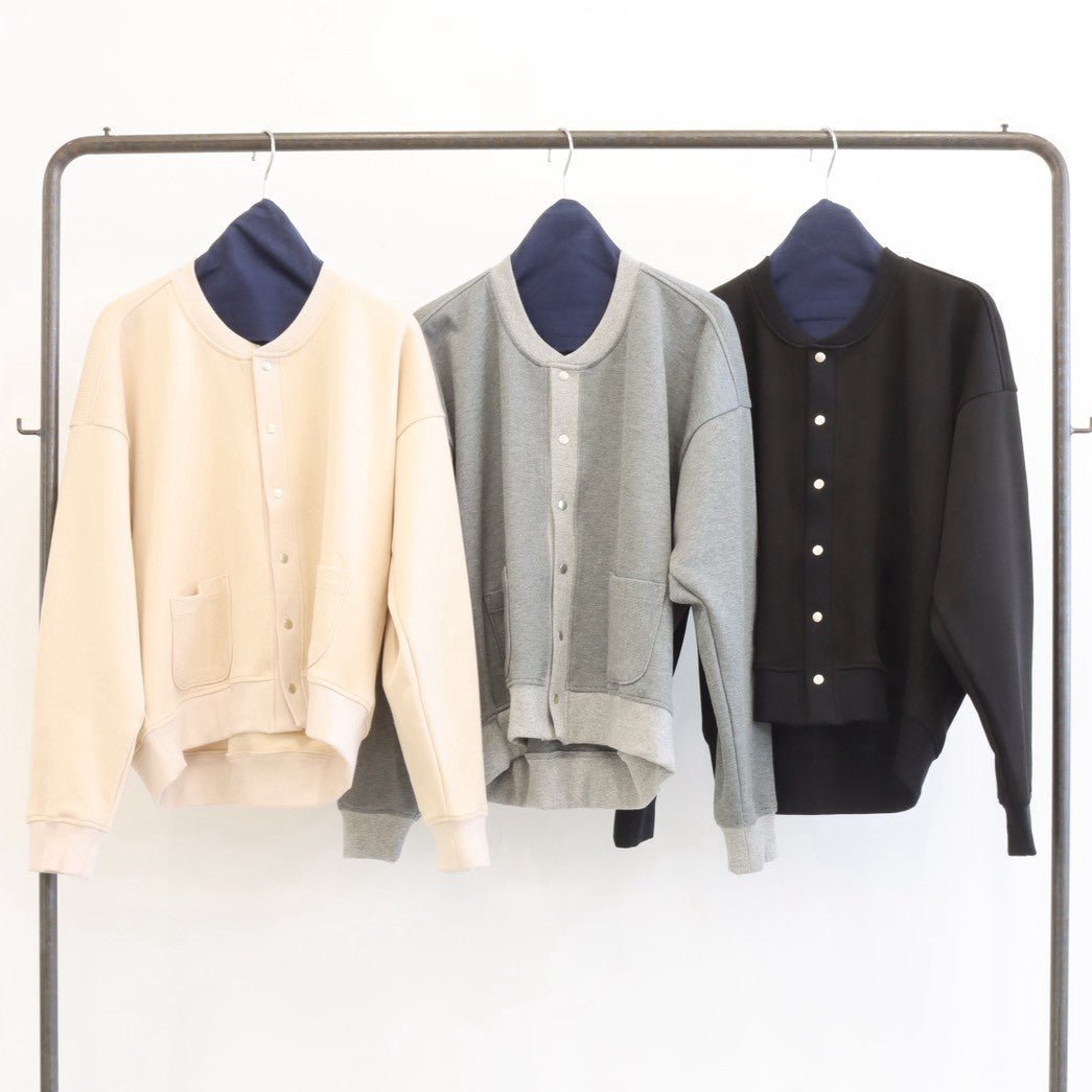 【LE MELANGE 2027 SPRING】リブダブルニット変形ブルゾン - 2月中旬頃発送 - Champdelarose