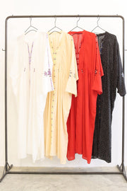 【LE MELANGE 2027 SPRING】刺繍ギャザーワンピース - 3月下旬頃発送 - Champdelarose