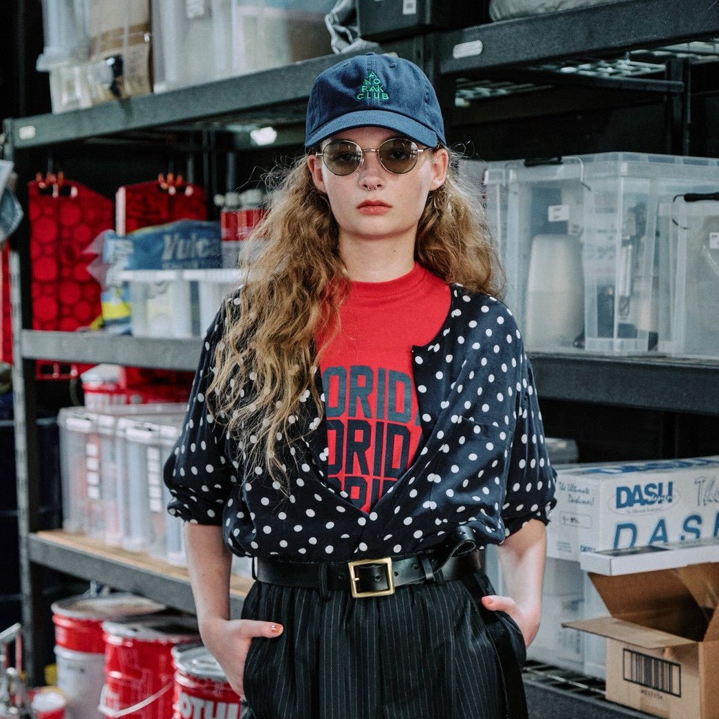 【LE MELANGE 2027 SPRING】ロゴプリント6分袖Tシャツ - 3月上旬頃発送 - Champdelarose