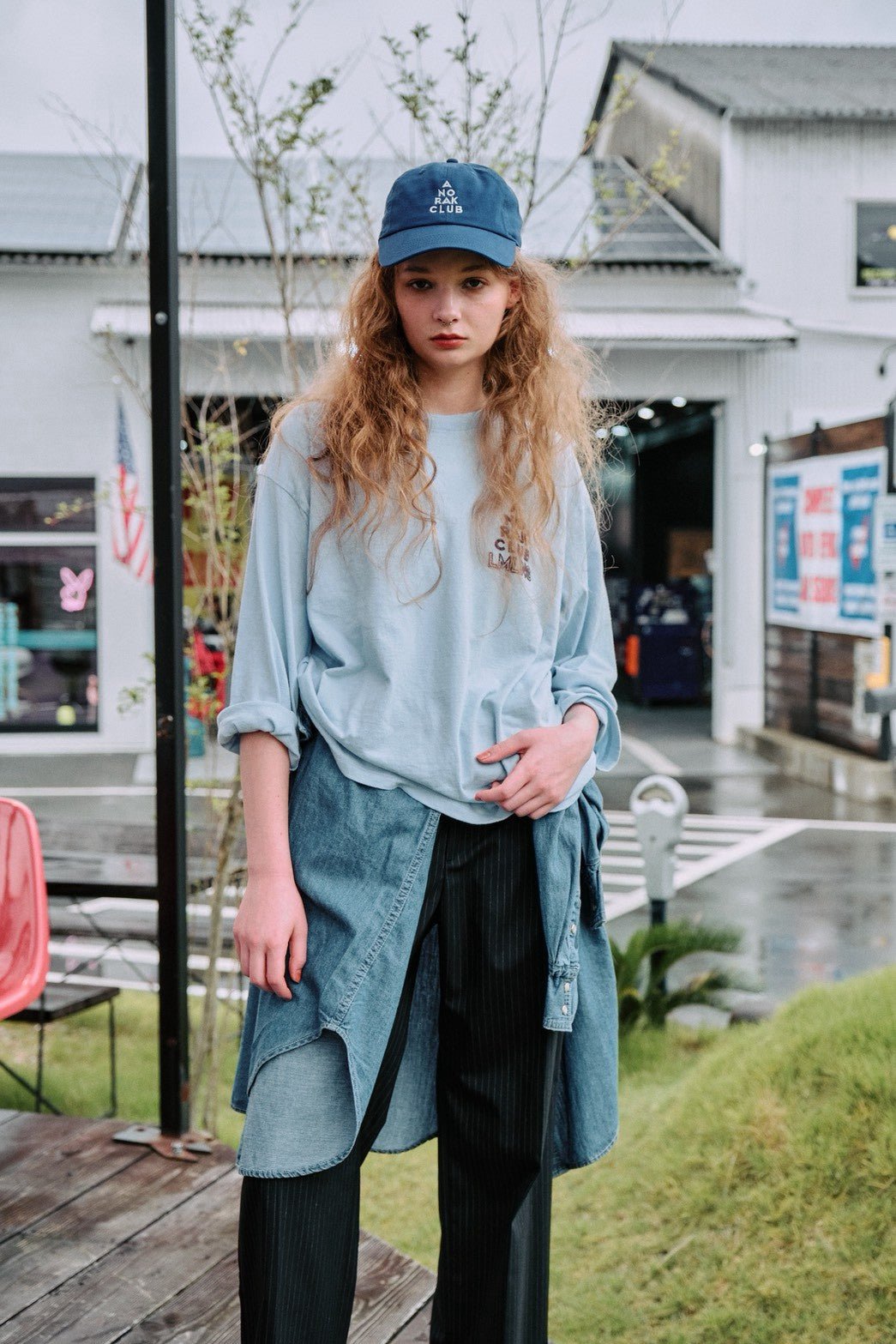 【LE MELANGE 2027 SPRING】ANORAK CLUBコラボ プリントTee - 2月下旬頃発送 - Champdelarose