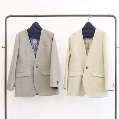 【LE MELANGE 2027 SPRING】スラブメランジツイルノーカラーJK - 2月中旬頃発送 - Champdelarose