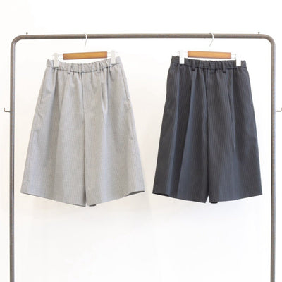 【LE MELANGE 2027 SPRING】トロピカルピンストライプハーフPT - 2月中旬頃発送 - Champdelarose