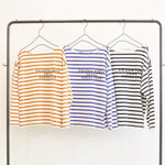 【LE MELANGE 2027 SPRING】バスクボーダーTシャツ - 2月中旬頃発送 - Champdelarose