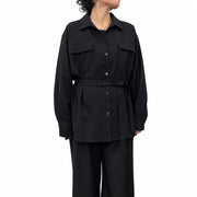 【siro de labonte 2027 SS】shirt jacket(stretch twill) - 2月中旬頃発送
