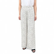 【siro de labonte 2027 SS】tuck straight pants(dalmatian crepe) - 3月中旬頃発送