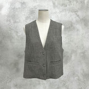 【ayane 2027 EARLY SPRING】MIX TWEED ベスト - 1月中旬頃発送