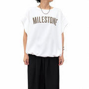 【siro de labonte 2027 SS】MILESTONE tuck pullover - 3月中旬頃発送