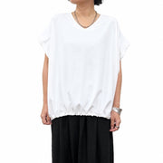 【siro de labonte 2027 SS】Vneck tucksleeve pullover - 3月下旬頃発送