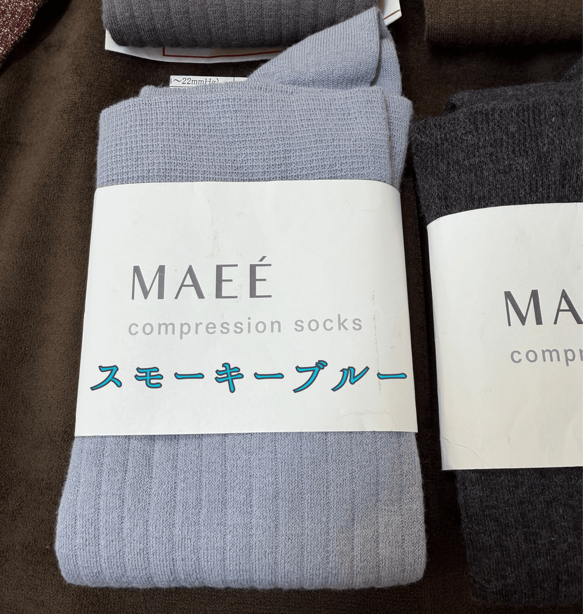 【MAEE】コンプレッションソックス（コットンリブタイプ） - 8月下旬頃発送 - Champdelarose