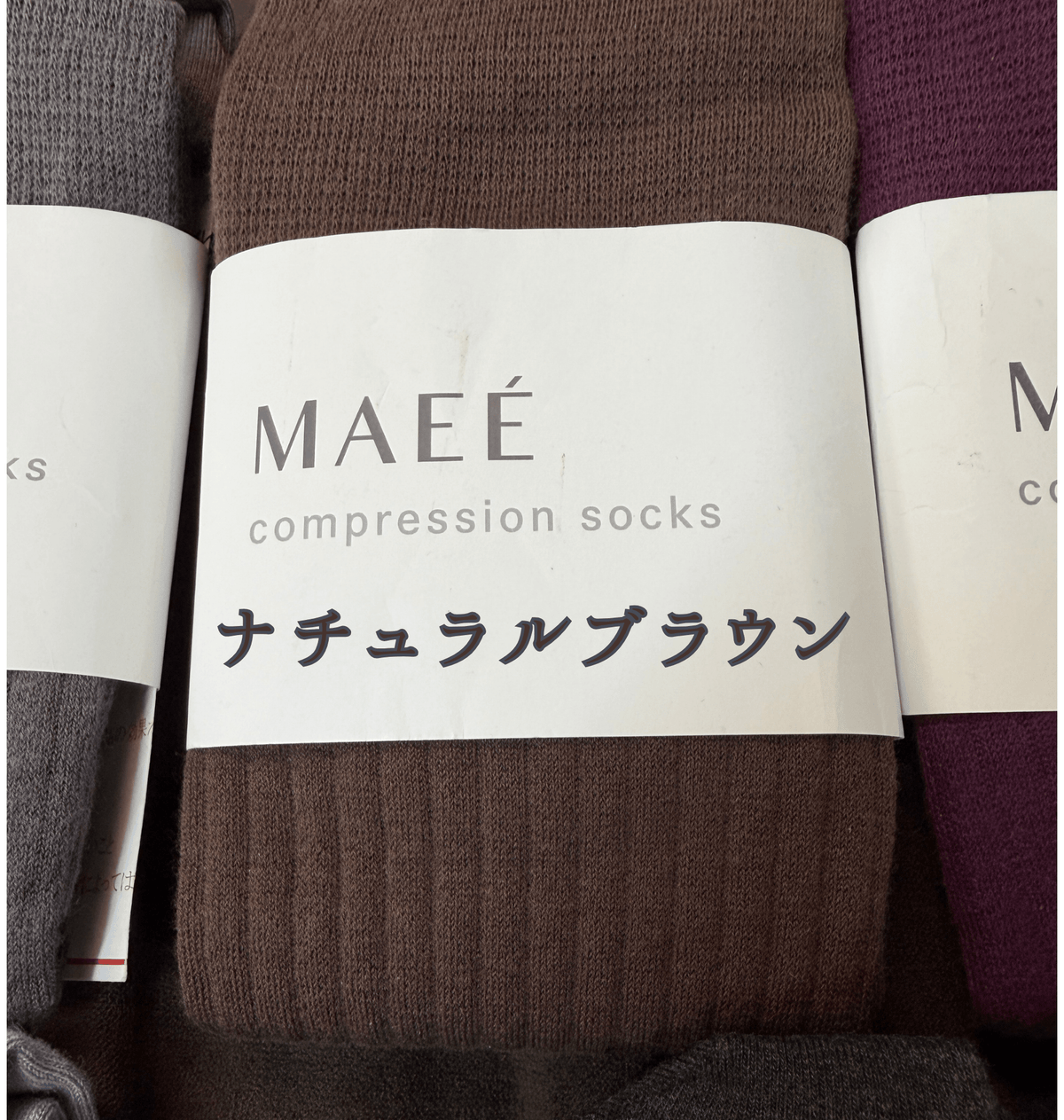 【MAEE】コンプレッションソックス（コットンリブタイプ） - 8月下旬頃発送 - Champdelarose