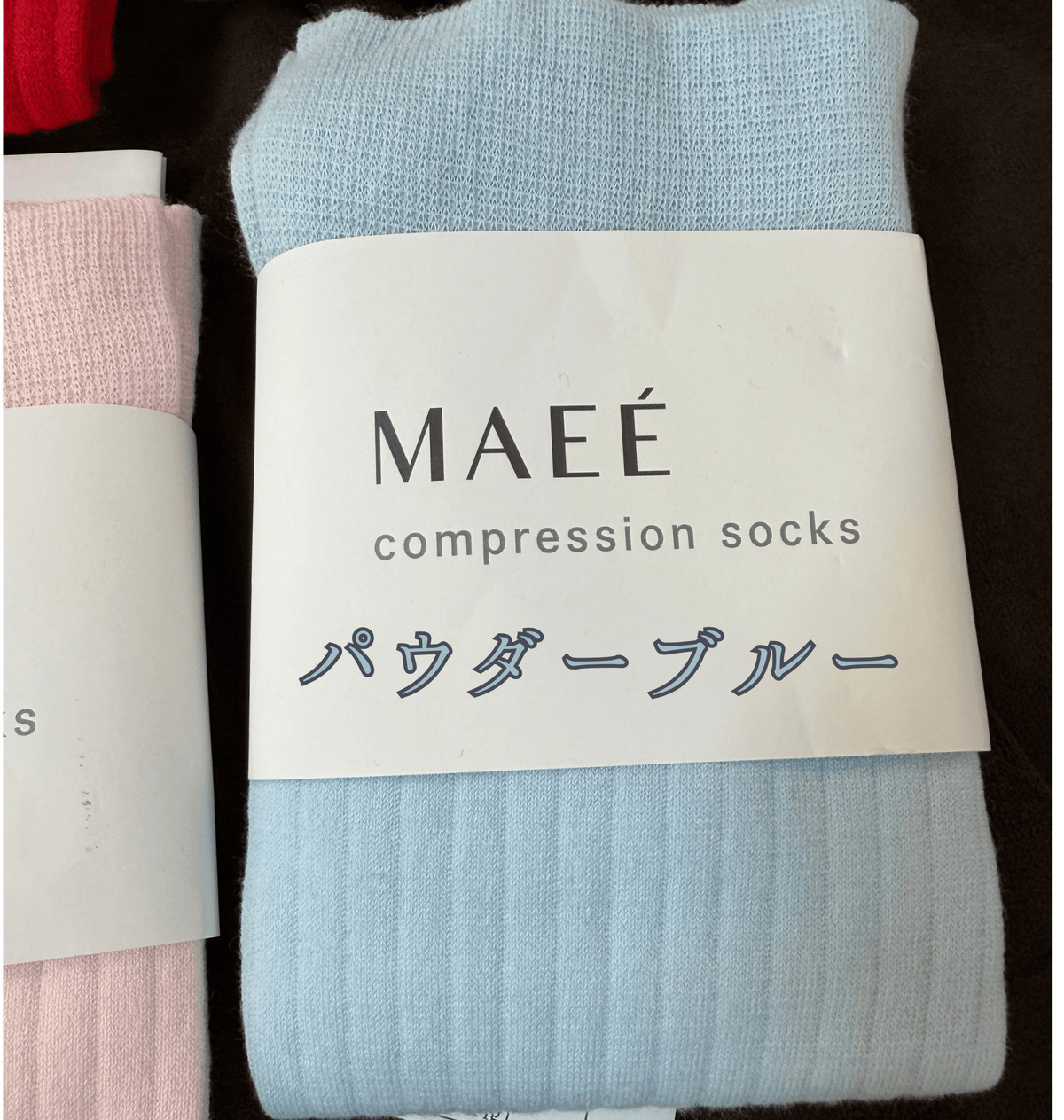 【MAEE】コンプレッションソックス（コットンリブタイプ） - 8月下旬頃発送 - Champdelarose