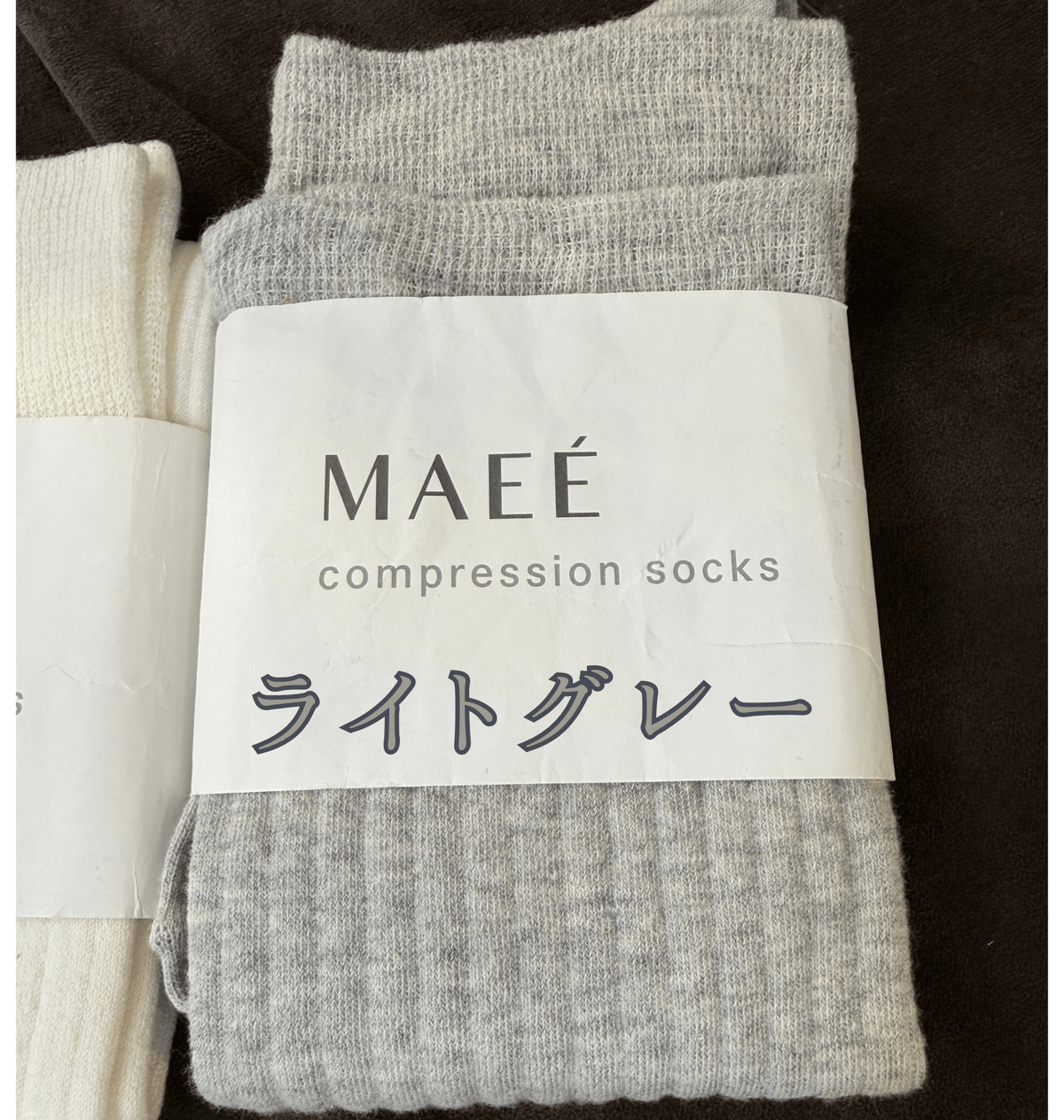【MAEE】コンプレッションソックス（コットンリブタイプ） - 8月下旬頃発送 - Champdelarose