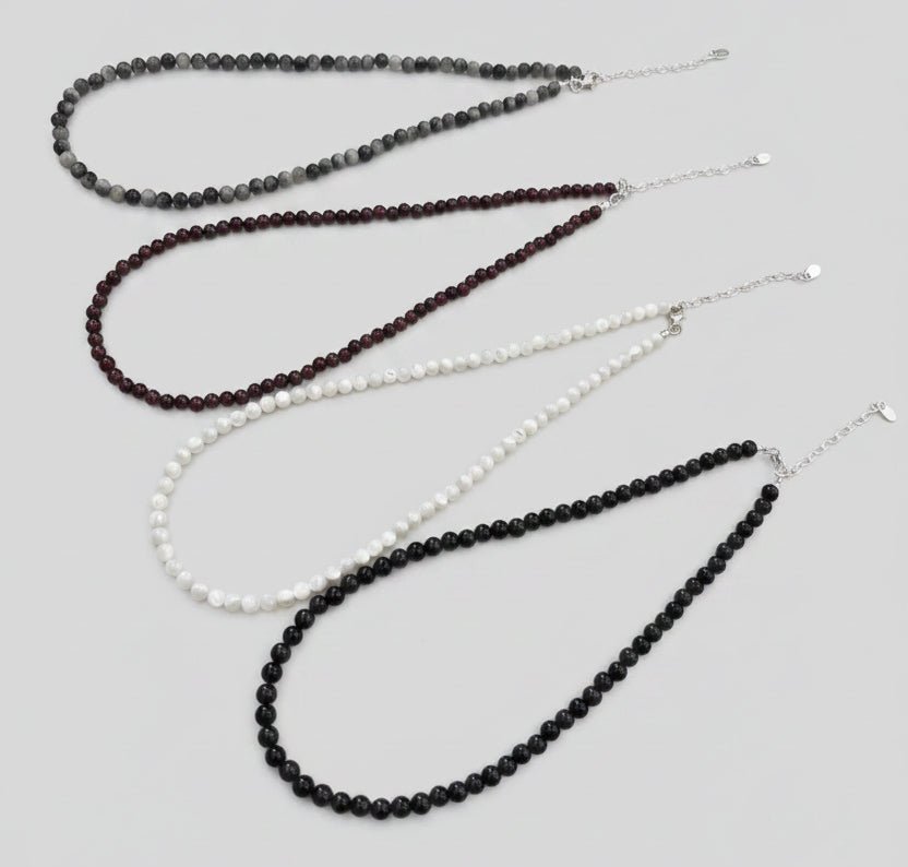 再販！【MAKIYORI select】 Natural stone necklace - Champdelarose