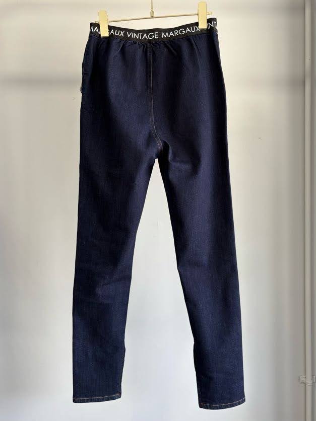 【MARGAUX 2026 FALL】ワンウォッシュデニムスリムパンツ - Champdelarose