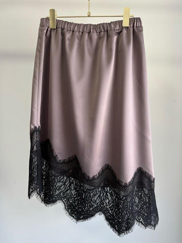 【MARGAUX 2026 FALL】ヘムレーススカート - Champdelarose