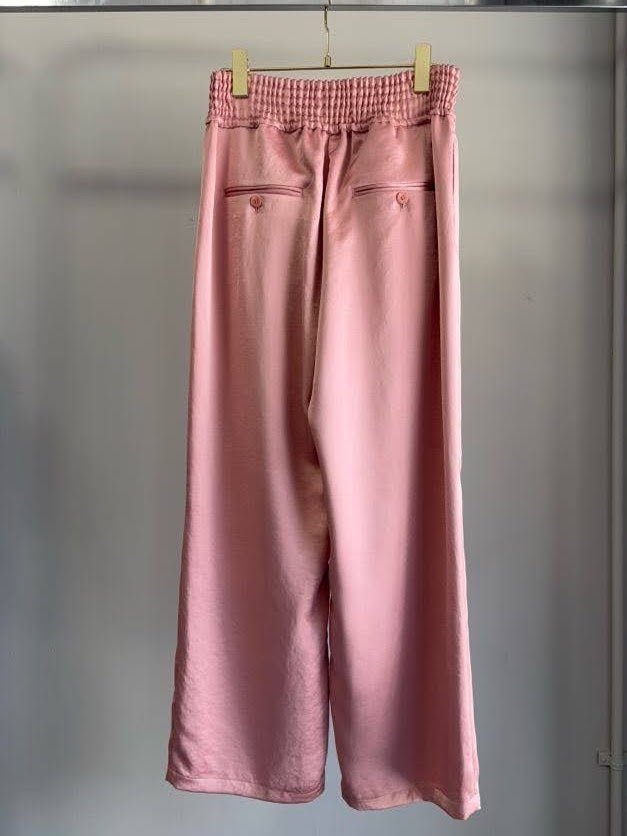 【MARGAUX 2026 FALL】ウエストゴムサテンパンツ - Champdelarose