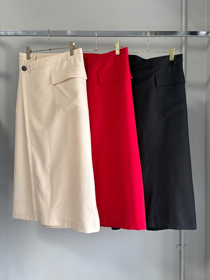 【MARGAUX 2026 FALL】ラップスカート - Champdelarose